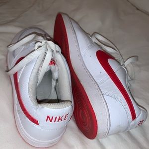 Slightly worn nike shoes